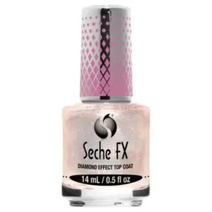 SECHE Završni sjaj za nokte - Diamond Effect Pink