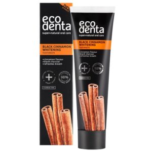 ECODENTA CRNA PASTA ZA IZBELJIVANJE CIMET 100ML.